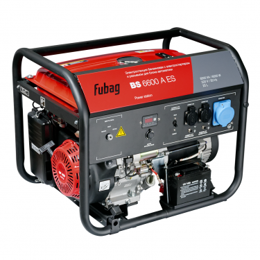 Бензиновый генератор Fubag BS 6600 A ES (электростартер, коннектор автоматики)