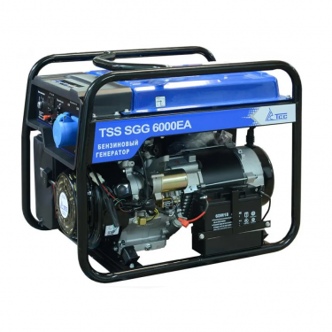 Бензиновый генератор TSS SGG 6000 EA (открытое исполнение, однофазный 220В)